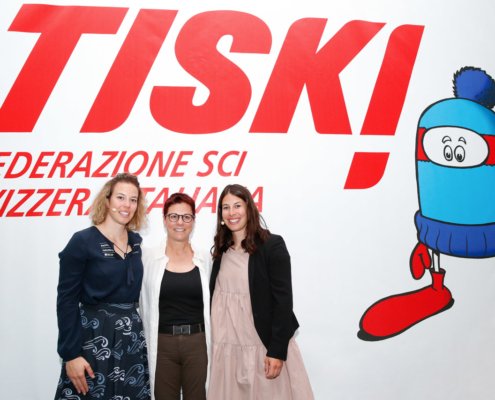 Michelle Gisin, Michela Figini e Dominique Gisin