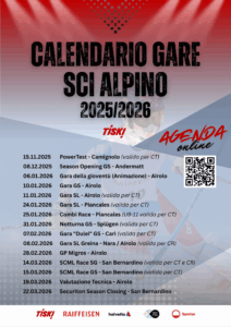 TiSki - Calendario gare alpino 2526