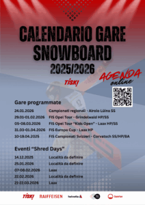 TiSki - Calendario gare snowboard 2526
